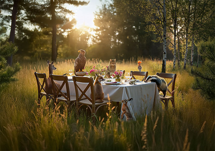 Jubiläumsmotiv der Wildnisstiftung
